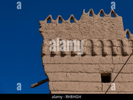 Traditionelle Alte kaputte Lehmhaus, Najran Provinz Najran, Saudi-Arabien Stockfoto