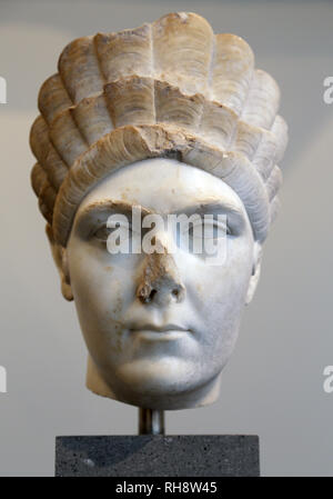 Ulpia Marciana, die Schwester von Kaiser Trajan. 130 Ad. Hadrianischen Zeit. Metropolitan Museum of Art New York. USA. Stockfoto