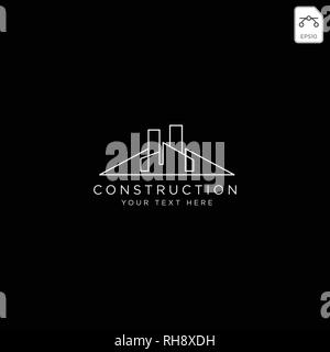 Architektur Bau logo Vorlage vektor Symbol Elemente Stock Vektor