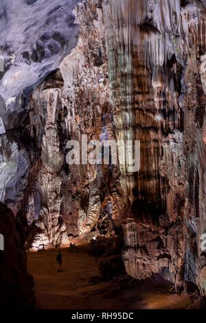 Phong Nha Phong Nha Höhle, ein erstaunliches, wunderbares Höhle bei Bo Trach, Quang Binh, Vietnam, ist Welterbe von Vietnam. Stockfoto