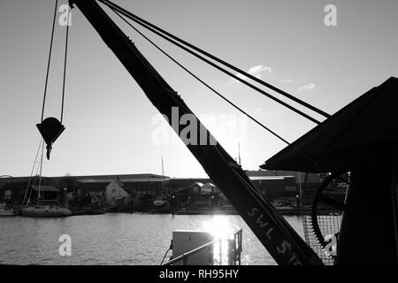 Medina Quay, Newport, Isle of Wight, England, UK. Stockfoto