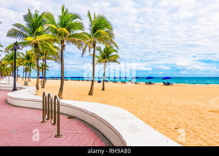 Strand von Fort Lauderdale, Florida Stockfoto