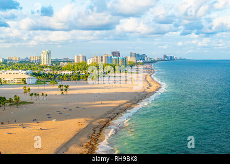 Strand von Fort Lauderdale, Florida Stockfoto