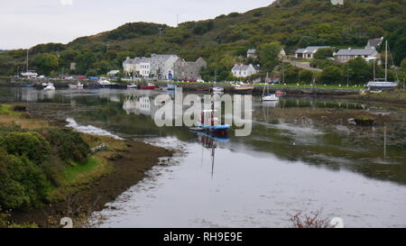 Irische Fluss Szene Stockfoto