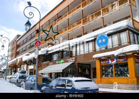 Val-d'Isère, Savoie, Frankreich Stockfoto