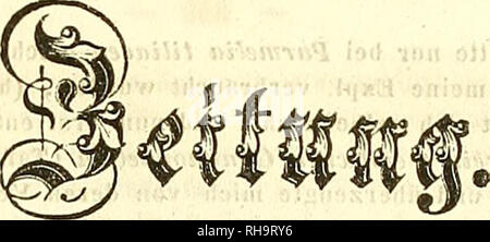 . Botanische Zeitung. Pflanzen, Pflanzen. 10. Jahrgang. "Stift 2. JXpril 1852. 14. Stück. Wnhnlt. Orig": B ayrh bieten lichenologische Bemerkungen I.-AI. Braun, Chlmmjdococcus phmialis bei Berlin. - Miit&gt;: henfrey Die botan. gazelte III. - Martius historia naturalis Palmarum. - Uebfrs. d. dänischen u. Schwed. Literat. - Anfrage wegen Eyselii Bellidographia. - Beisende: N. in der Anlage. - K. STot. : Dir aus Kaffeeblät-tern. - Deutsch SSlüthezeit. - Buchhändler-Anzeige. - 241 - 242 Lichenologische Bemerkungen, VOtl J. D. W. Dayrhoffer, brieflich Mitgetheilt ein Dr. Itt. iysohn. Die Bucht r Hof f Ers ch Stockfoto