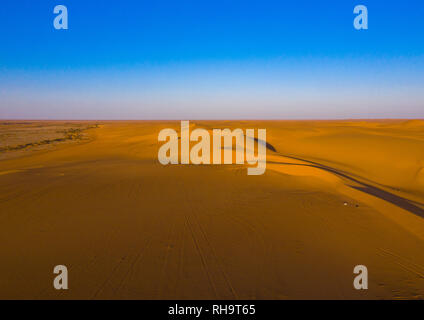 Die Rub' al Khali Leere Viertel wüste Rub al-Khali, Khubash, Saudi-Arabien Stockfoto