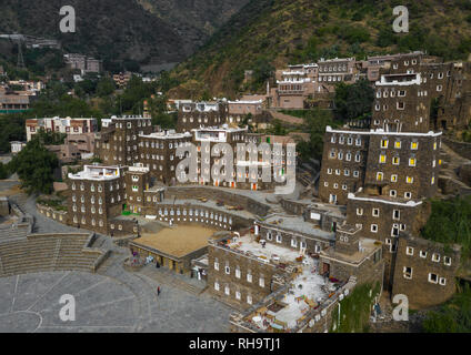 Rijal Almaa Heritage Village, Asir Provinz, Rijal Alma, Saudi-Arabien Stockfoto