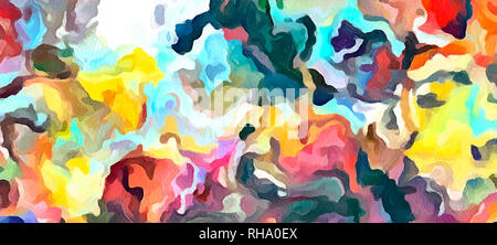 Abstrakte künstlerischen Hintergrund. In warmen, lebhaften Textur. Moderne Impressionismus Wand Kunst für Drucken. Surrealer Abstraktion zum Verkauf auf Lager. Moderne Einrichtung Stockfoto