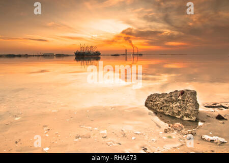 Alte Hafenstadt Kuwait Stockfoto
