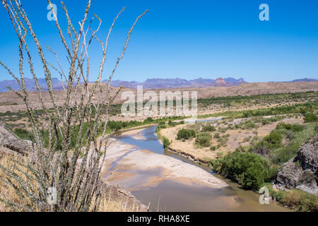 Big Bend Nationalpark in Texas Stockfoto