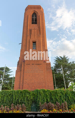 War Memorial carillon in Bathurst Stadtzentrum, im Jahre 1933 gebaut, die im Ersten Weltkrieg umgekommen waren, Bathurst, New South Wales, Australien zu erinnern Stockfoto