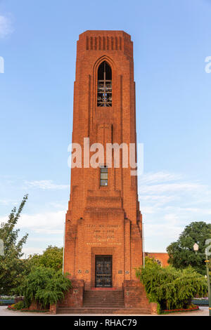 War Memorial carillon in Bathurst Stadtzentrum, im Jahre 1933 gebaut, die im Ersten Weltkrieg umgekommen waren, Bathurst, New South Wales, Australien zu erinnern Stockfoto