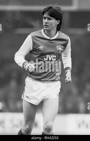 STEVE WILLIAMS, Arsenal FC, 1986 Stockfoto