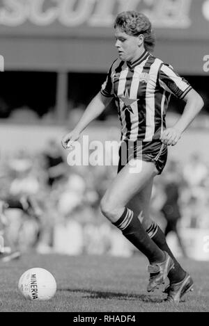 PAUL GASCOIGNE, Newcastle United FC,, 1985 Stockfoto