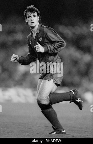 MARK HUGHES, FC Barcelona, 1986 Stockfoto