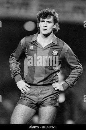 MARK HUGHES, FC Barcelona, 1986 Stockfoto