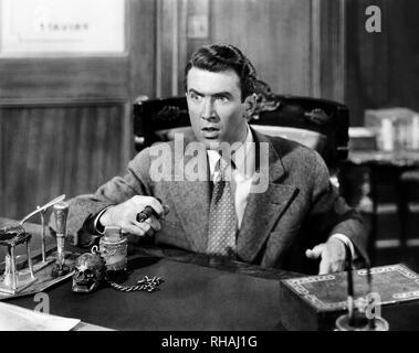 JAMES STEWART, es ist ein wundervolles Leben, 1946 Stockfoto