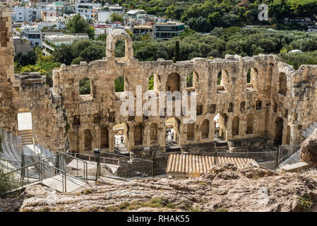 Griechenland Athen Theater des Herodes Atticus Stockfoto ...