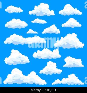 Ein eddy oder Wolken am Himmel Stock Vektor