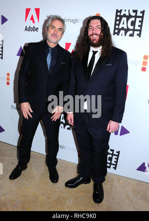 Beverly Hills, Kalifornien, USA. 01 Feb, 2019. Direktor/co-editor Alfonso Cuaron und Co-editor Adam Gough besuchen ACE 69. jährliche Eddie Awards am 1. Februar 2019 Im Beverly Hilton Hotel in Beverly Hills, Kalifornien. Credit: Barry King/Alamy leben Nachrichten Stockfoto