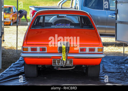 Portland, Victoria, Australien. 2 Feb, 2019. WildBunch aufgeladenen Outlaws - 02. Februar 2019 - Südküste Raceway - Portland - Victoria - Australien. Pit Lane. Credit: Brett Keating/Alamy leben Nachrichten Stockfoto