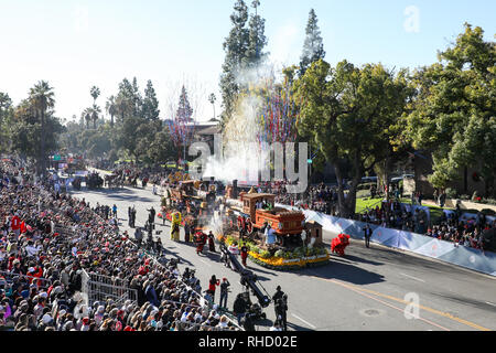 2019 Tournament of Roses Parade in Pasadena, Kalifornien, am 1. Januar 2019 Mit: Atmosphäre, In: Los Angeles, Kalifornien, Vereinigte Staaten, wenn: 01 Jan 2019 Credit: Sheri Determan/WENN.com Stockfoto