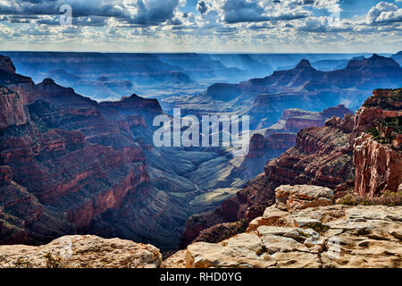 Grand Canyon, Wotans Throne, Cape Royal Viewpoint, North Rim, Arizona, USA Stockfoto