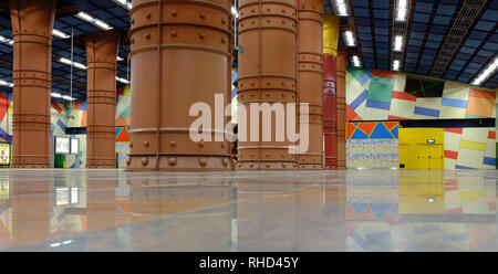 Olaias Metro U-Bahnhof Lissabon Portugal Stockfoto