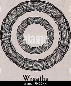 . Buch für Floristen: Herbst 1942. Blumen Samen Kataloge, Leuchtmittel (Pflanzen) Sämlinge Kataloge; Gemüse; Bäume Samen Samen Kataloge Kataloge; Gartenbau Ausrüstungen und Zubehör Kataloge. Flamme SHOOTER GUN. 4-gal. Alle schweren geschweißt (nicht genietet oder gelötet) Wellpappe Kraftstoff und Luft tank geprüft bis 100 kg; Verbrennungen Kerosin, Bereich Öl, stoi. e oder Licht Ofen Öl. Preis komplette, $ 16.00 (Gewicht 17 Kg) Wir werden Aufträge für Körbe füllen, Draht und Kabel aus unserem SpringFloristCatalog, solange unser Vorrat reicht. Moos gefüllt KRÄNZE UND DESIGNS, die gemacht wird, Sphagnum Moos gefüllt Designs immer wieder Stockfoto