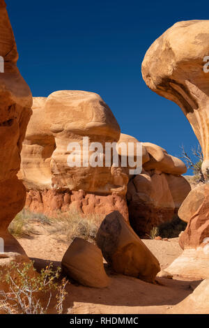 Devil's Garden Grand Staircase Escalante National Park in der Nähe von Escalante Utah USA Stockfoto