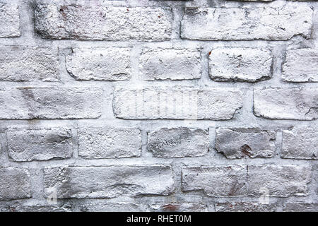 Einfache, weiße und graue Wand gemalt mit metallischen Versprüht Tinte Farbe als Muster Oberflächenstruktur Hintergrund. Stockfoto