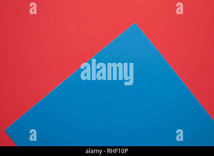 Einzigartige Papier Hintergrund für Design. Blau und Rot. Stockfoto
