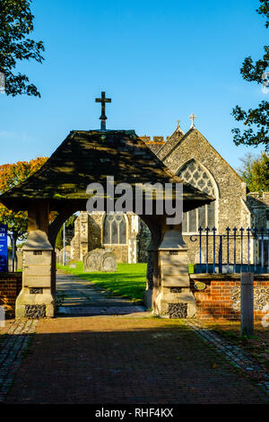 Pfarrkirche St. Botolph, Northfleet, Gravesend, Kent Stockfoto