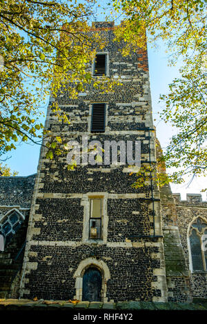 Pfarrkirche St. Botolph, Northfleet, Gravesend, Kent Stockfoto