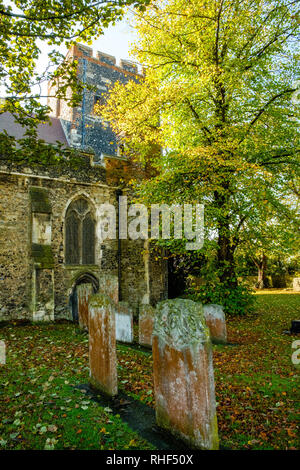 Pfarrkirche St. Botolph, Northfleet, Gravesend, Kent Stockfoto