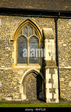 Pfarrkirche St. Botolph, Northfleet, Gravesend, Kent Stockfoto