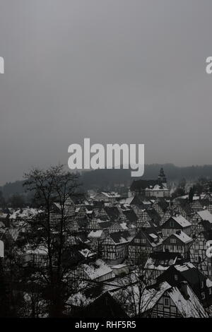 Deutschland Altstadt von Freudenberg in der Nähe Köln und Siegen Stockfoto