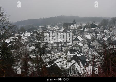 Deutschland Altstadt von Freudenberg in der Nähe Köln und Siegen Stockfoto