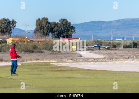 RC Modell Aermacchi MB 339 Turbine angetrieben Stockfoto