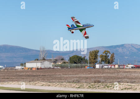 RC Modell Aermacchi MB 339 Turbine angetrieben Stockfoto