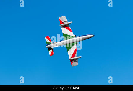 RC Modell Aermacchi MB 339 Turbine angetrieben Stockfoto