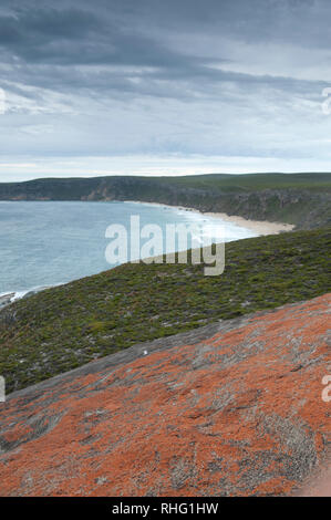 Allgemeine Ansicht der Remarkable Rocks, Kangaroo Island, South Australia, Australien Stockfoto