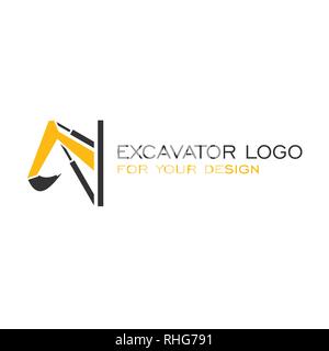Bagger Logo Design. Stock Vektor