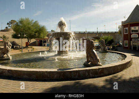 Lion Brunnen im London Bridge in Lake Havasu. Arizona USA Stockfoto