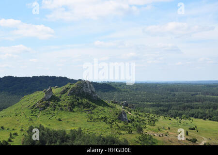 Lipowki Berg in Allenstein in der Nähe von Tschenstochau, Polen. Stockfoto