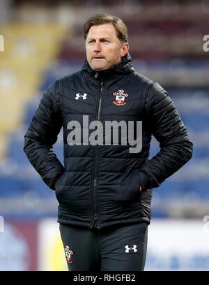 Southampton manager Ralph Hasenhuttl sieht niedergeschlagen Nach der Premier League Spiel im Turf Moor, Burnley. Stockfoto