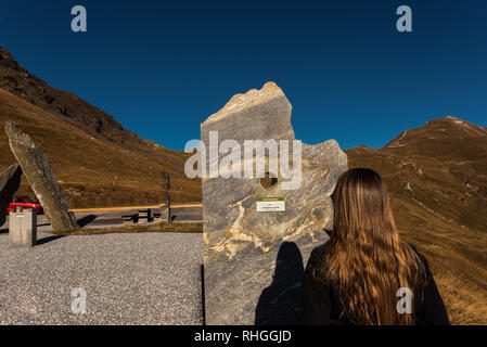 Großglockner Hochalpenstraße, Österreich, Okt. 2018, Theme Park an der Großglockner Hochalpenstraße, Nationalpark Hohe Tauern, Salzburg Stockfoto