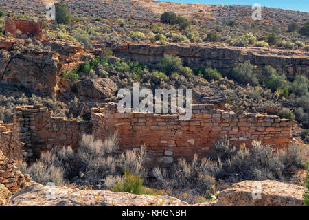 Hovenweep Ruinen Typ der Einheit Haus Stockfoto