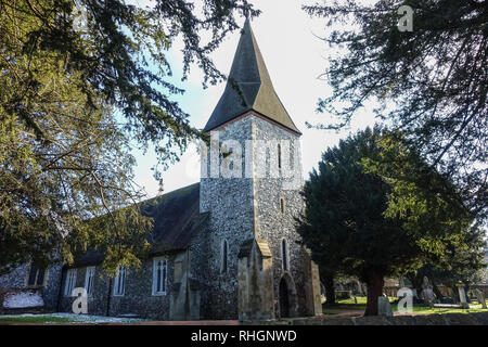 Die Pfarrkirche St. Peter und St. Andreas in Windsor, Berkshire, Großbritannien Stockfoto